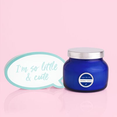 Coconut Santal Petite Jar Candle With Caption "I'm so little"